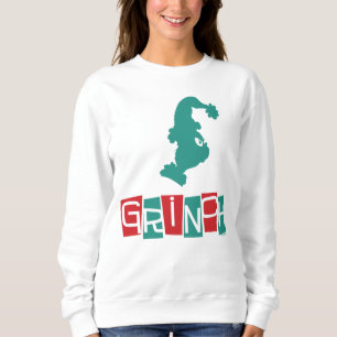 Sweatshirt Dr Seuss Grinch - Rouge et Vert