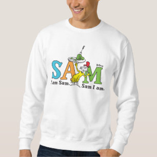 Sweatshirt Dr. Seuss   Je suis Sam. Sam je suis.