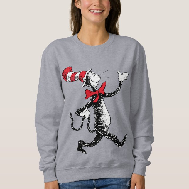 Sweatshirt Dr. Seuss | Le Chat dans le Chapeau fait le manège (Devant)