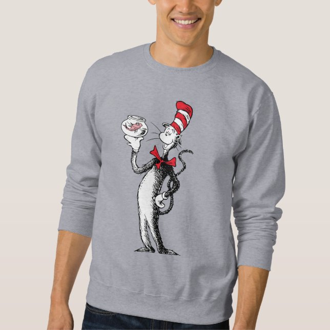 Sweatshirt Dr. Seuss | Le Chat dans le Chapeau & Krinklebine (Devant)