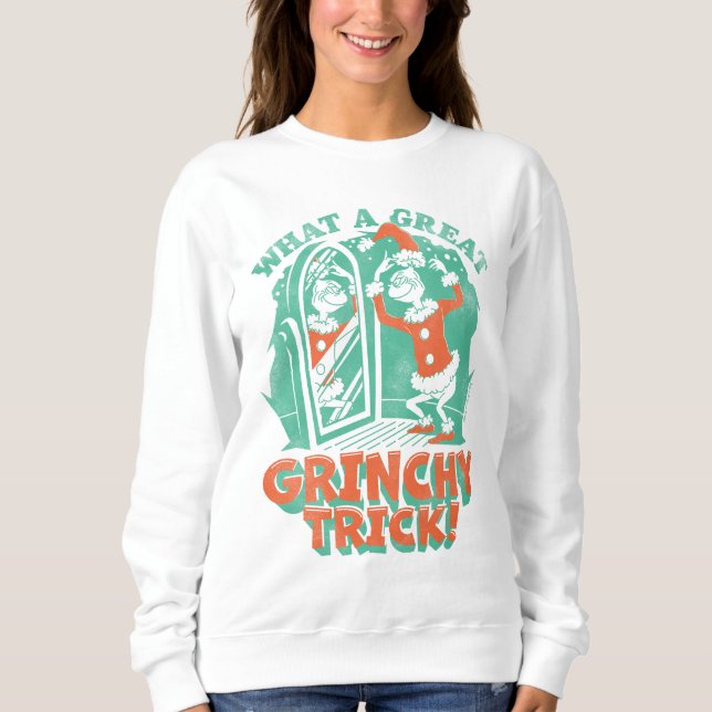 Sweatshirt Dr Seuss | Quelle belle petite queue de Grinchy ! (Devant)