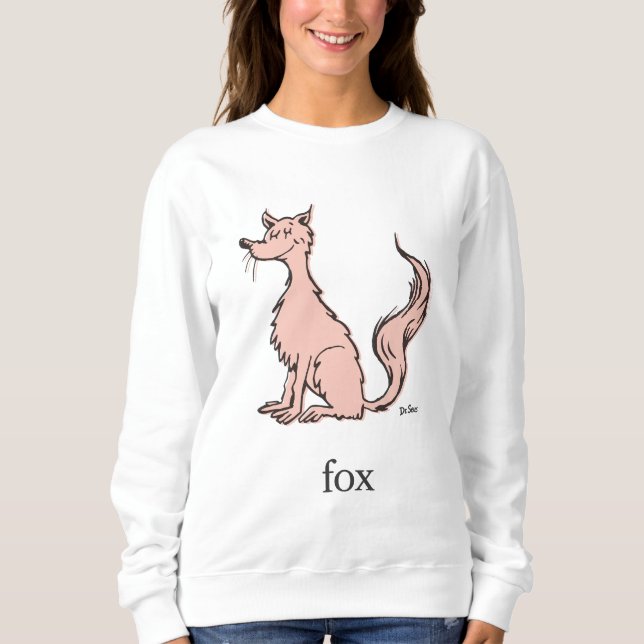 Sweatshirt Dr. Seuss | Renard Rose (Devant)