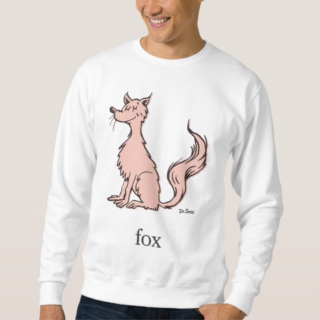 Sweatshirt Dr. Seuss | Renard Rose (Devant)