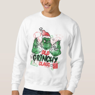 Sweatshirt Dr Seuss Vieux Claus Grinch