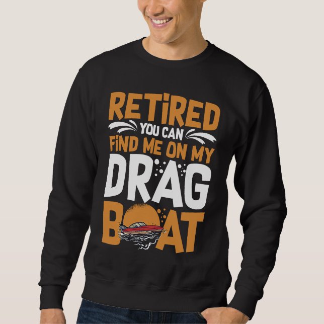 Sweatshirt Drag Boat Racing RC Model Boating Driver  1 (Devant)