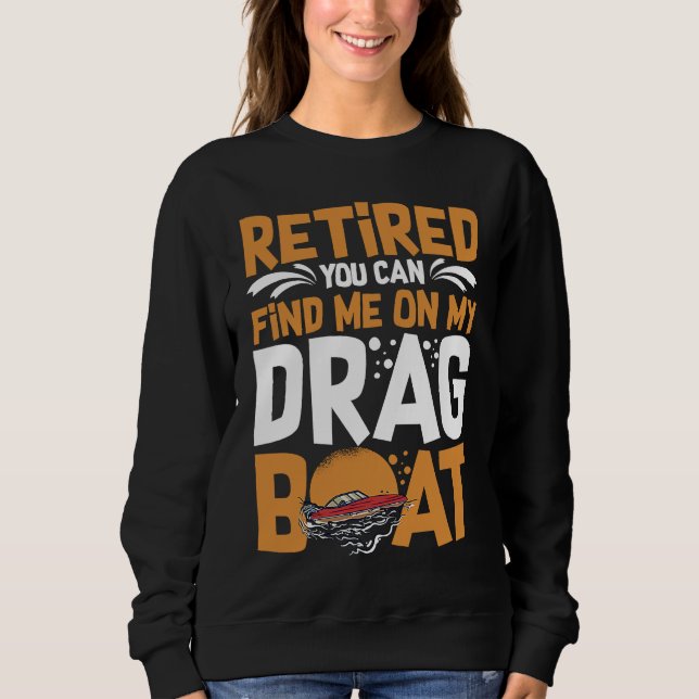 Sweatshirt Drag Boat Racing RC Model Boating Driver  1 (Devant)