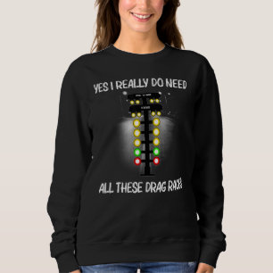 Sweatshirt Drag Racing Pour Hommes Femme Drag Racer Drifting