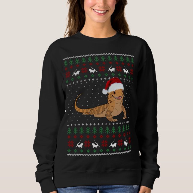 Sweatshirt Dragon à oreilles Villette Sweater de Noël (Devant)