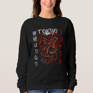 Sweatshirt Dragon Ancien Culture Japonaise Dragon Japonais Ja