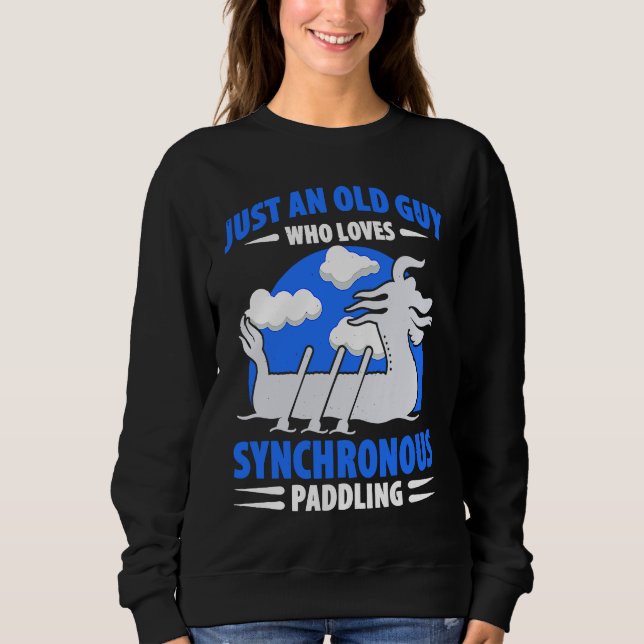 Sweatshirt Dragon Boat Racing For Dragon Boat Paddler Drummer (Devant)