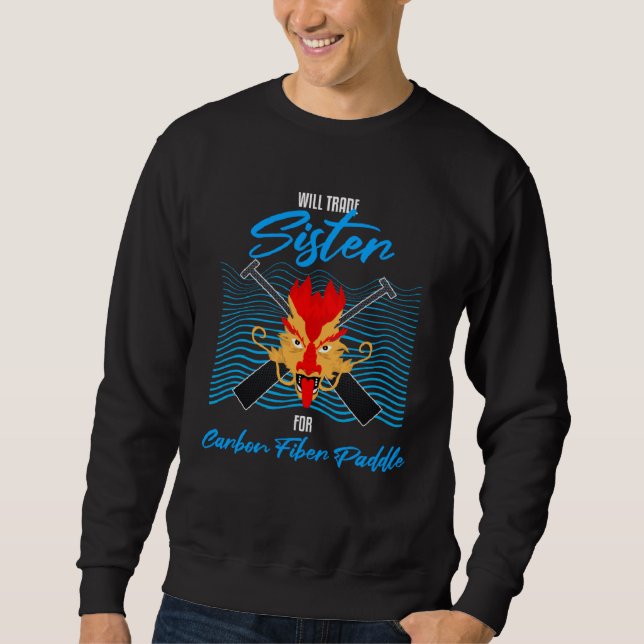 Sweatshirt Dragon Boat Racing Theme for Dragonboating (Devant)