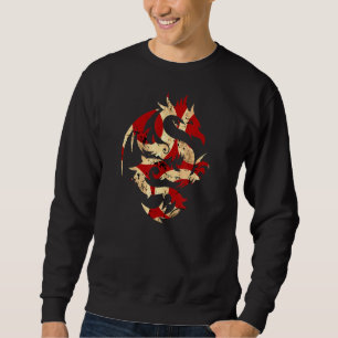 Sweatshirt Dragon chinois Asiatique Firedrake Flying Creature