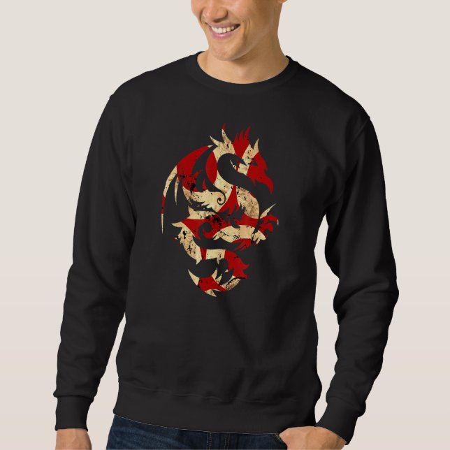 Sweatshirt Dragon chinois Asiatique Firedrake Flying Creature (Devant)