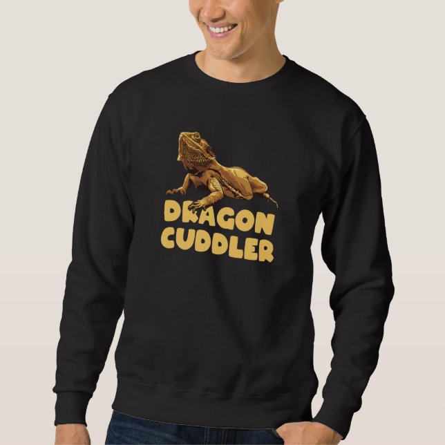 Sweatshirt Dragon Cuddler Funny Bearny Propriétaire de Dragon (Devant)