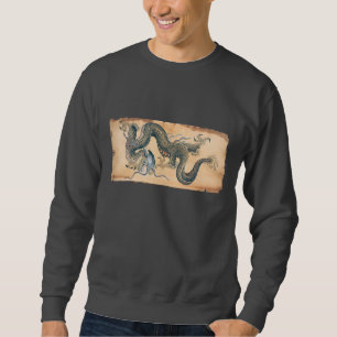 Sweatshirt Dragon d'art de tatouage de Japonais - chemise