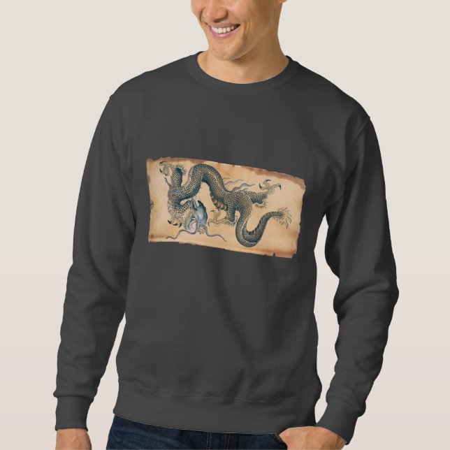 Sweatshirt Dragon d'art de tatouage de Japonais - chemise (Devant)
