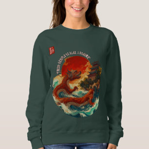 Sweatshirt Dragon du soleil de Crimson