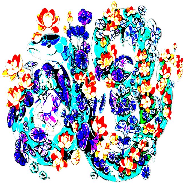 Sweatshirt dragon floral (Créateur téléchargé)