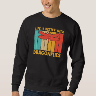 Sweatshirt Dragon Fly Vintage pour hommes femmes libellule in