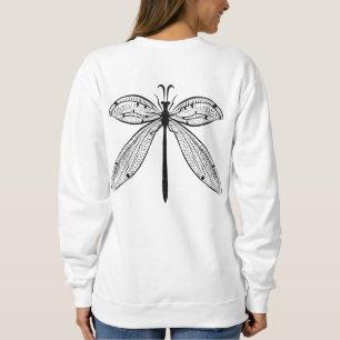 Sweatshirt Dragonfly Dreams Insect Art - Entomologie Élégance