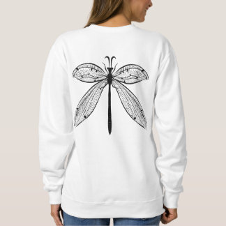 Sweatshirt Dragonfly Dreams Insect Art - Entomologie Élégance