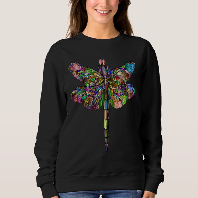Sweatshirt Dragonfly Spirit Animal (Devant)