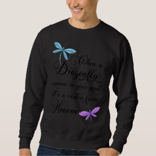 Sweatshirt Dragonfly Visiteur Du Ciel Citer Dragonflies