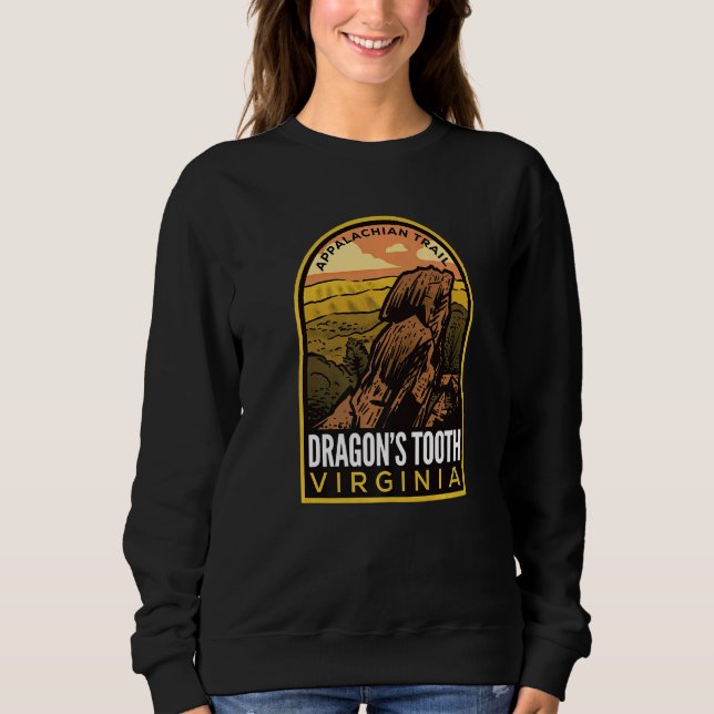 Sweatshirt Dragon's Tooth Virginia Appalachian Trail (Devant)