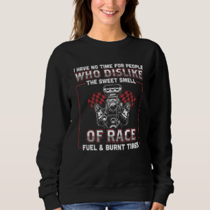 Sweatshirt Dragster Drag Racing Course Pilote de voiture Cour