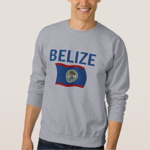 Sweatshirt Drapeau 1 de Belize (onduleux)