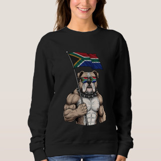 Sweatshirt Drapeau Afrique du Sud Racines sud-africaines 1