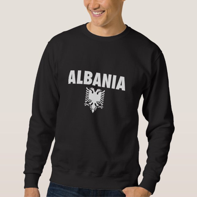 Sweatshirt Drapeau albanais (Devant)