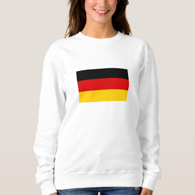 Sweatshirt Drapeau allemand (Devant)
