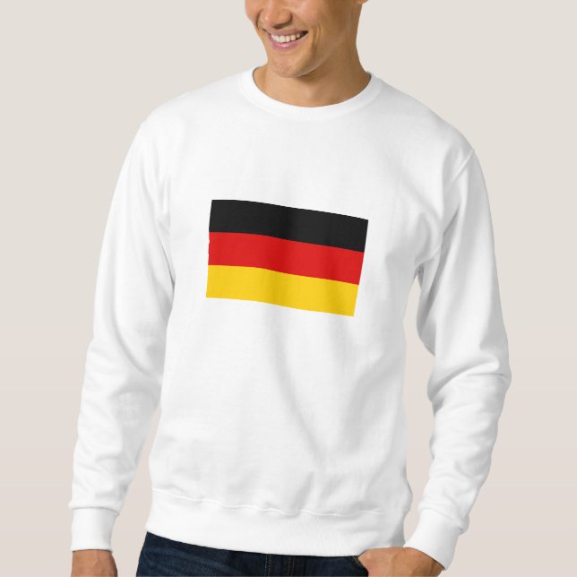 Sweatshirt Drapeau allemand (Devant)