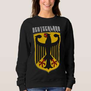 Sweatshirt Drapeau Allemand Deutschland Deutsche Flagge Ea