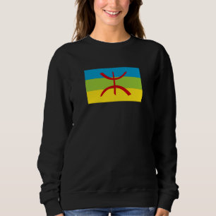 Sweatshirt Drapeau Amazigh Drapeau Berber Drapeau Kabyles