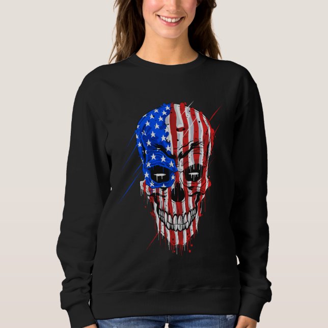 Sweatshirt Drapeau américain (Devant)