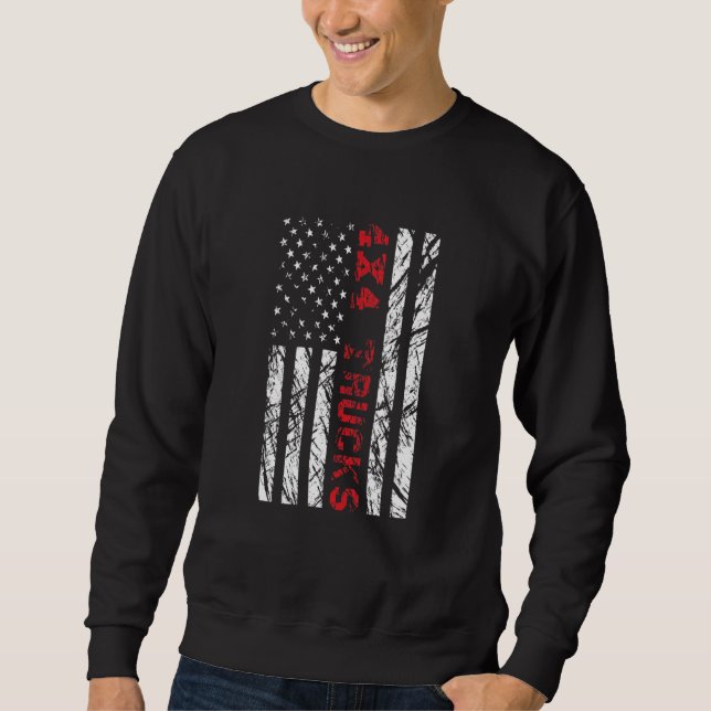 Sweatshirt Drapeau américain 4x4 (Devant)