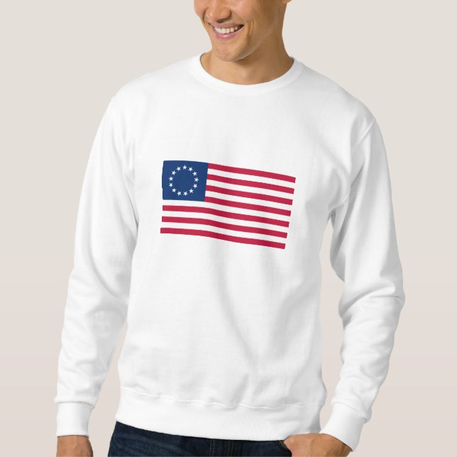 Sweatshirt Drapeau américain Betsy Ross (Devant)