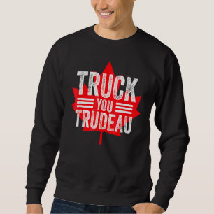 Sweatshirt Drapeau américain Canada Convoi pour la liberté du