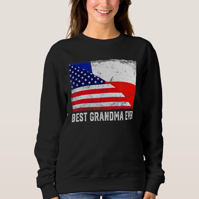 Sweatshirt Drapeau américain Chili Drapeau meilleure famille  (Devant)