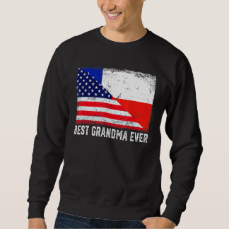 Sweatshirt Drapeau américain Chili Drapeau meilleure famille 
