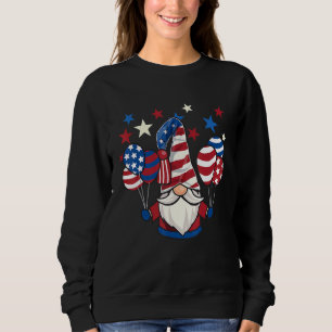 Sweatshirt Drapeau Américain cool Gnomes Américain Patriotiqu
