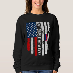 Sweatshirt Drapeau Américain Corée du Sud Drapeau Meilleur si