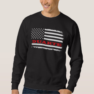 Sweatshirt Drapeau américain de Californie Duarte USA Souveni