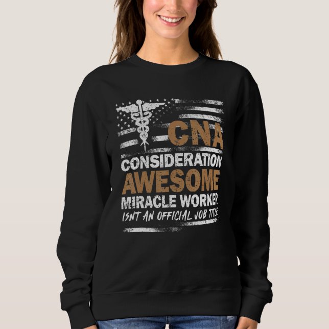 Sweatshirt Drapeau Américain De La Vie D'infirmière Rn Et De  (Devant)