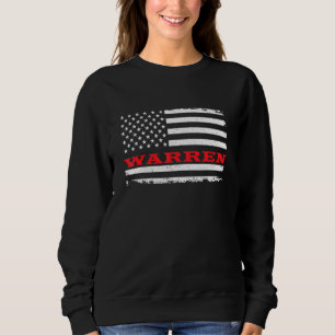 Sweatshirt Drapeau américain de l'Indiana Warren Usa Patrioti