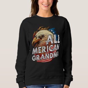Sweatshirt Drapeau américain de tous les grands 4 juillet amé