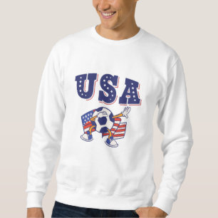 Sweatshirt Drapeau américain du maillot de football américain
