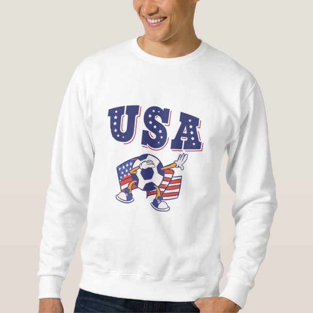 Sweatshirt Drapeau américain du maillot de football américain (Devant)
